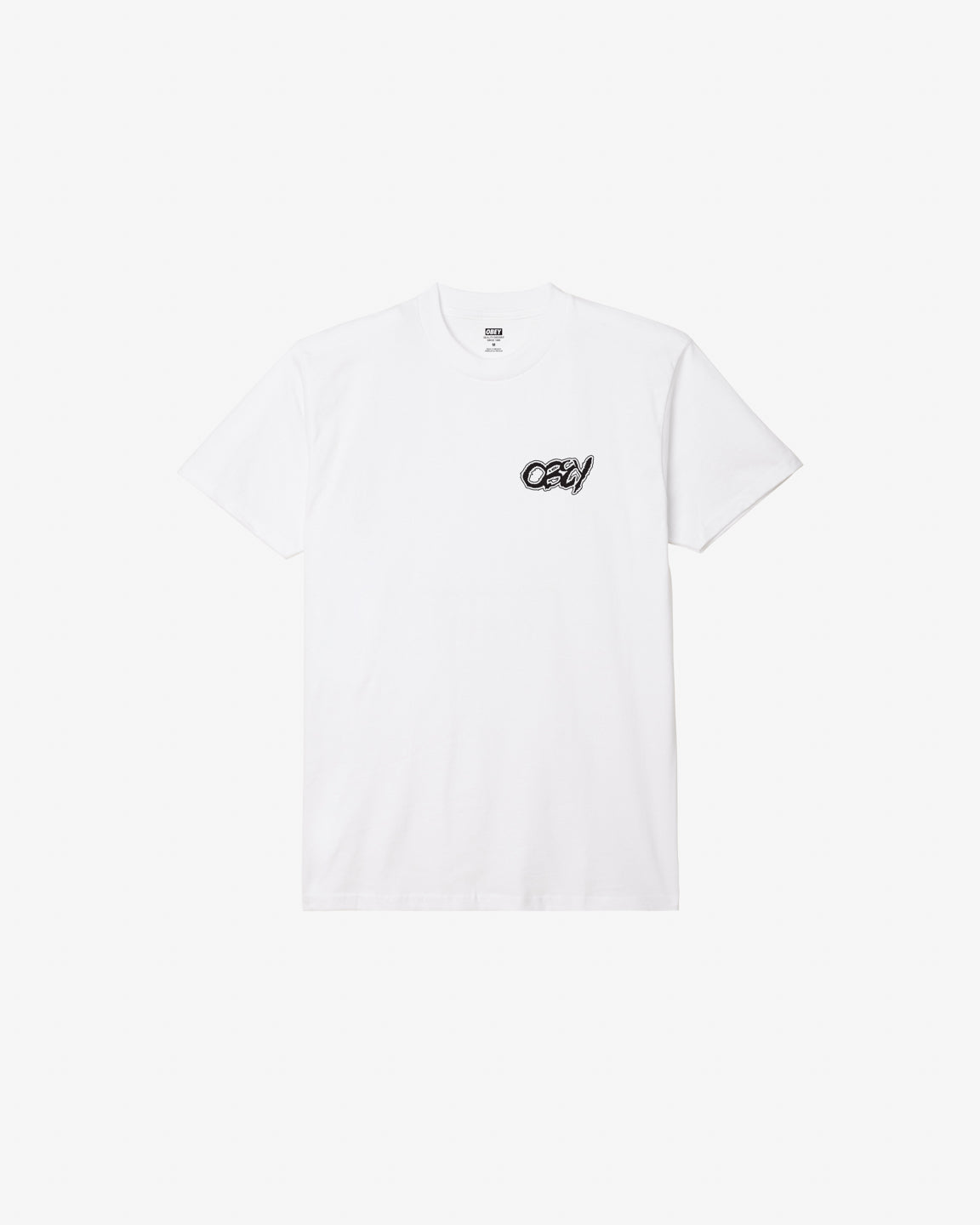 obey draw classic t shirt white