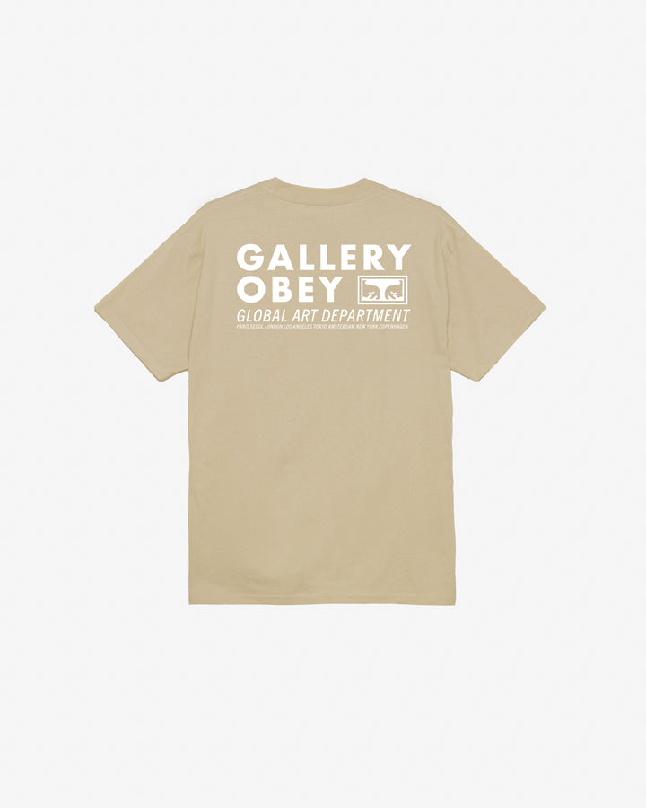 GLOBAL ART DEPARTMENT CLASSIC T-SHIRT SAND