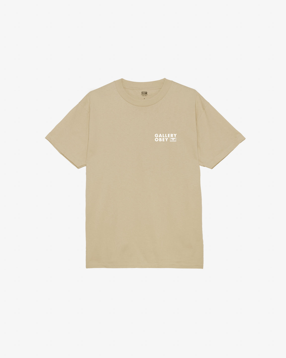 obey global art department classic t shirt sand