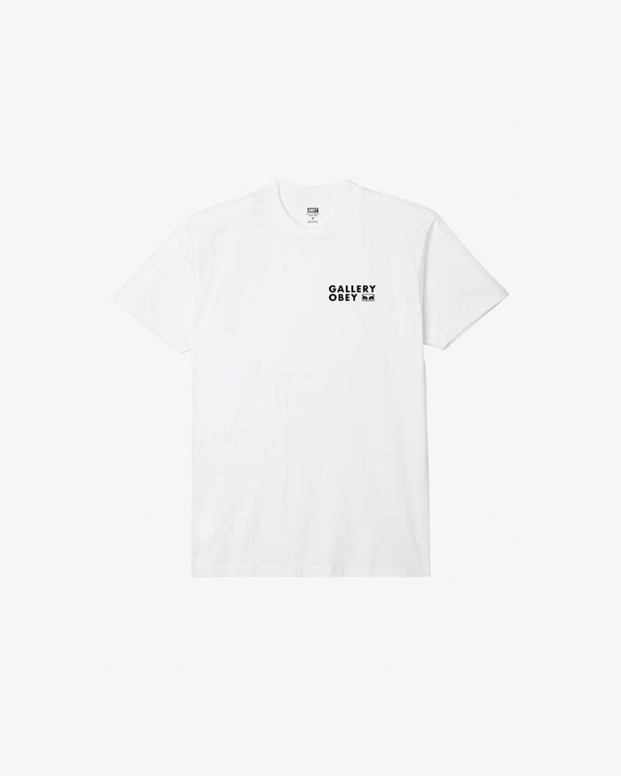 obey global art department classic t shirt white