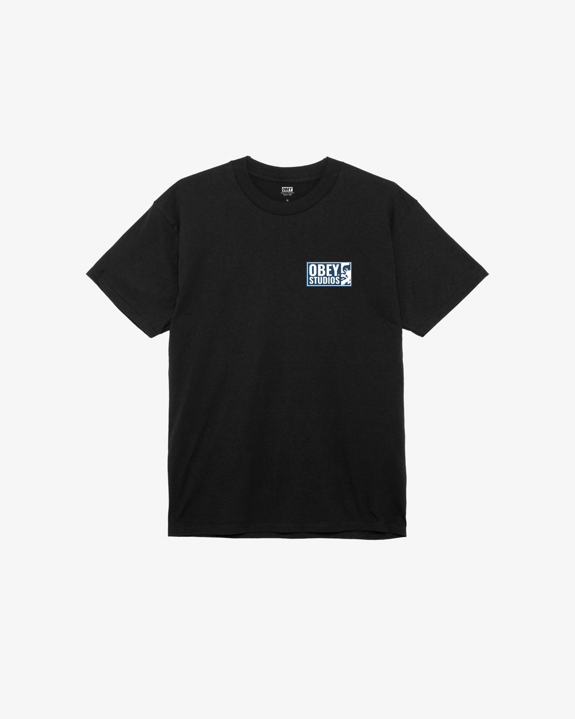 obey studios icon classic t shirt black