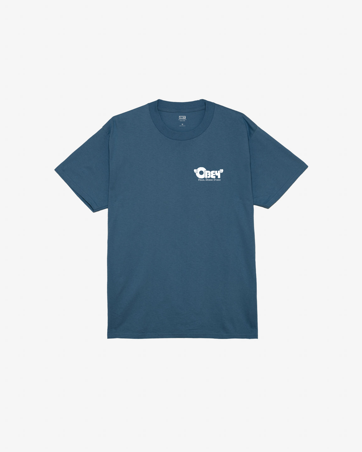 obey visual design studio classic t shirt harbor blue