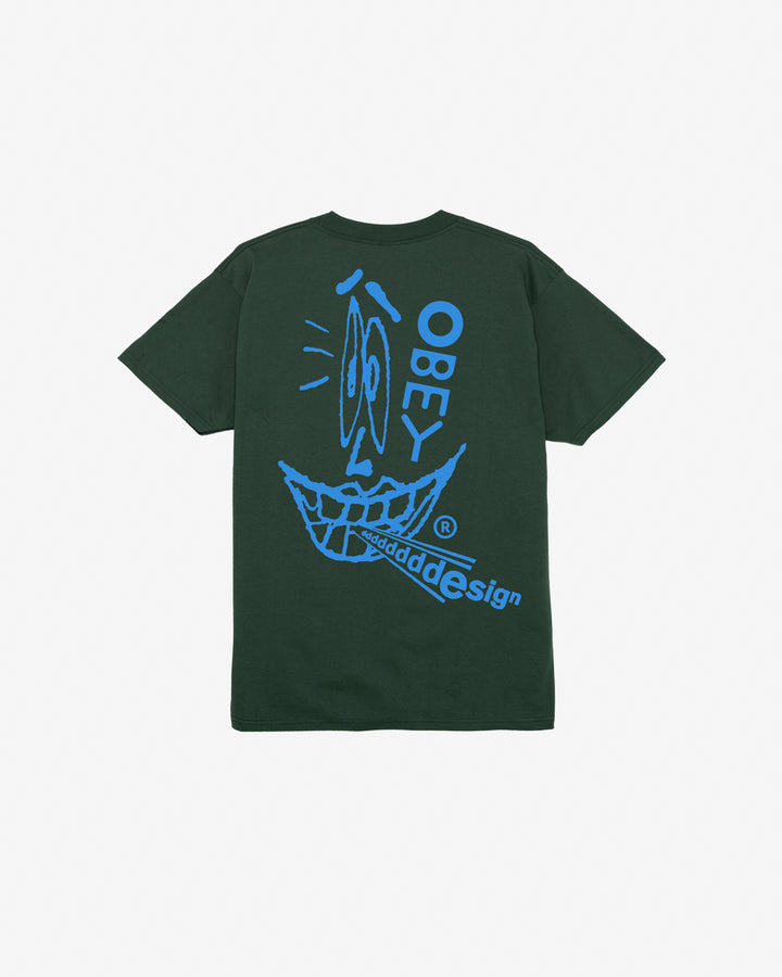 DDDDESIGN CLASSIC T-SHIRT FOREST GREEN