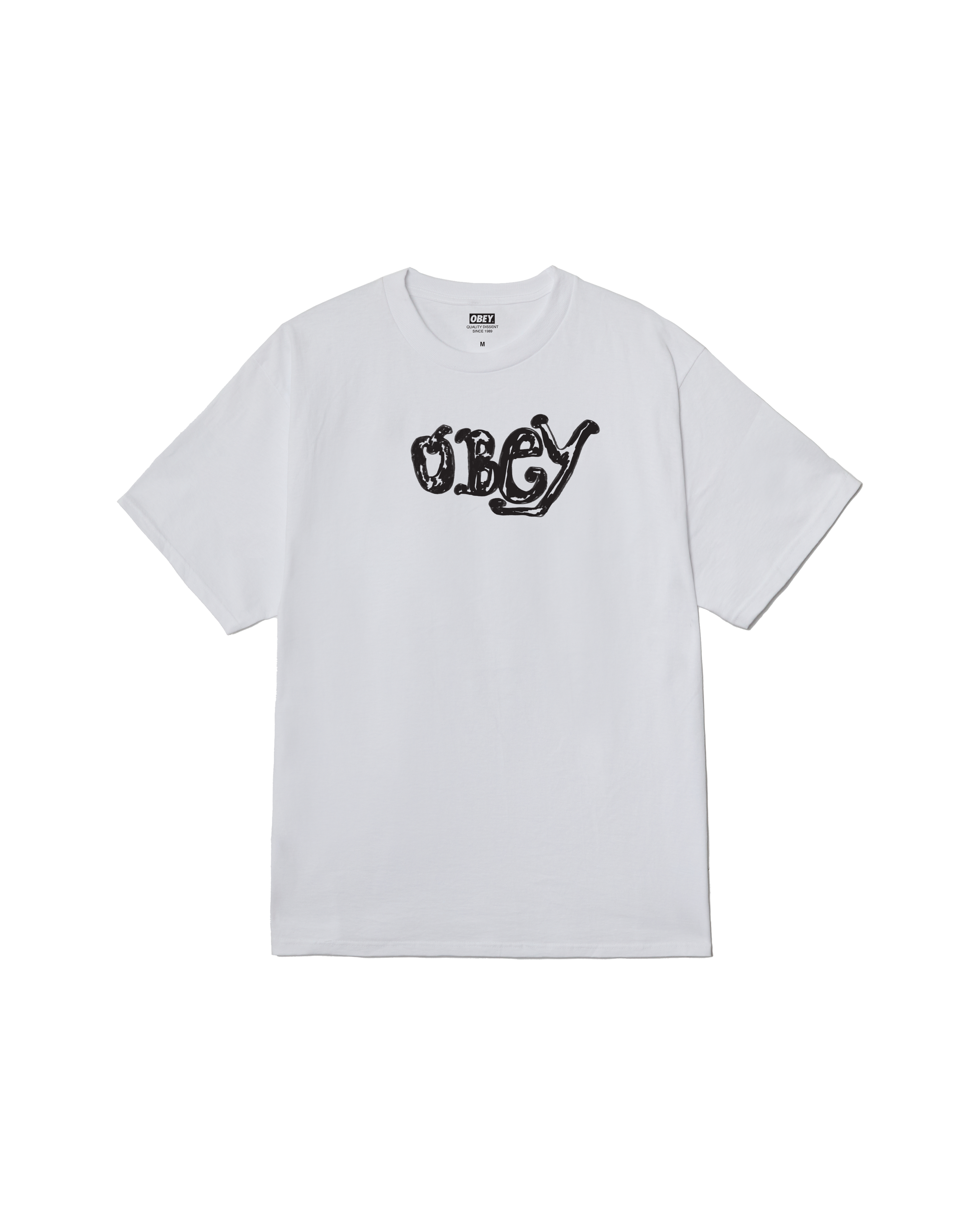 obey marker classic t shirt white