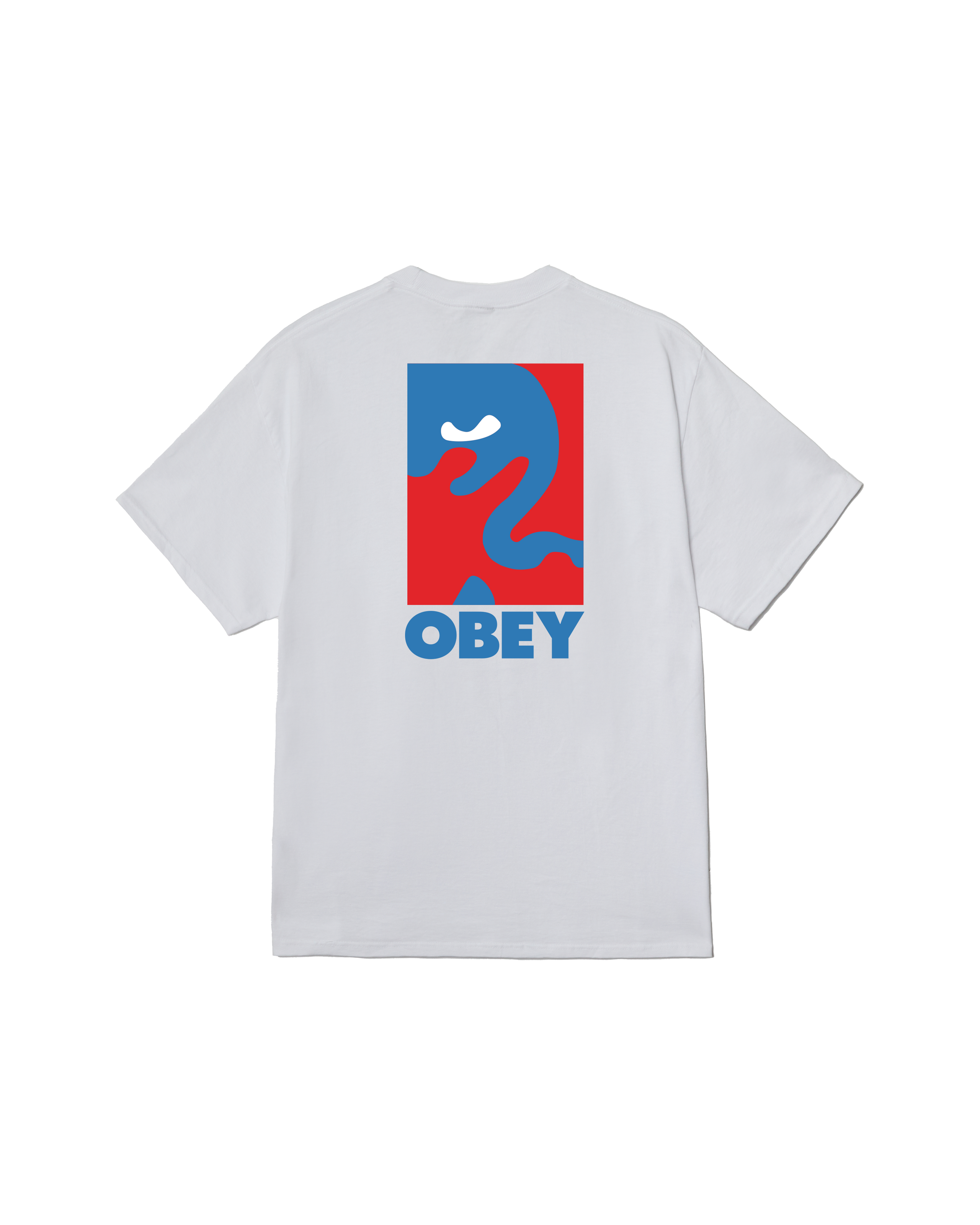 obey cropped icon classic t shirt white