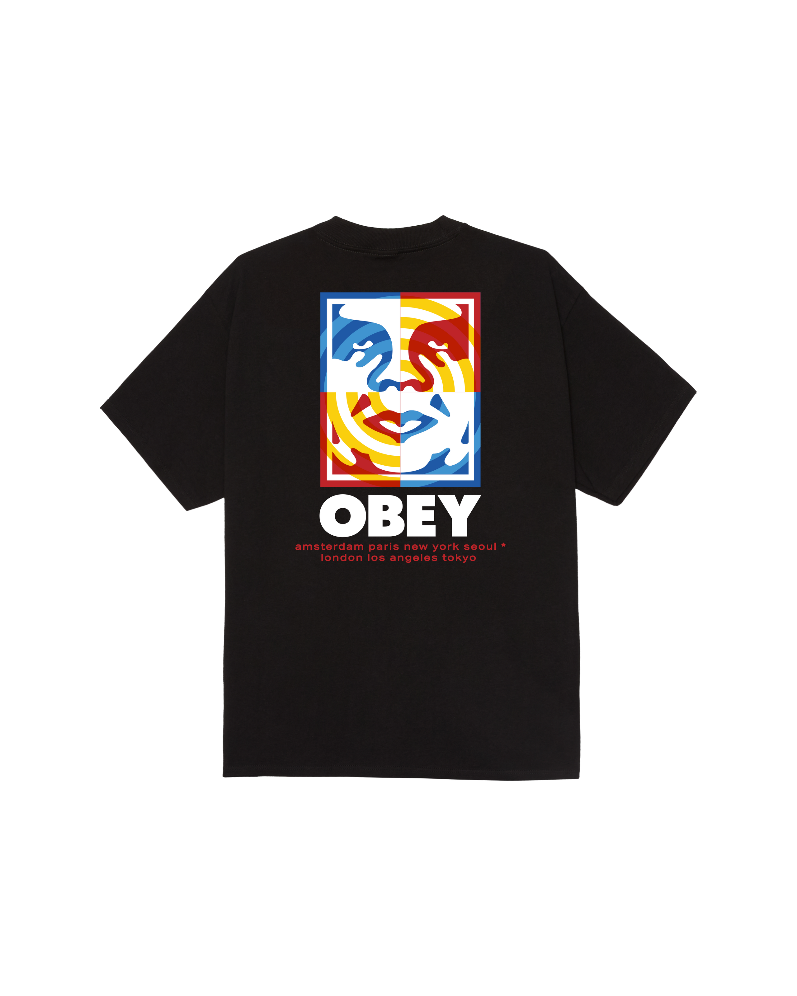 obey target icon classic t shirt black