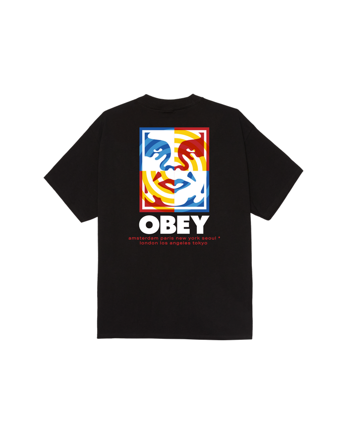 obey target icon classic t shirt black