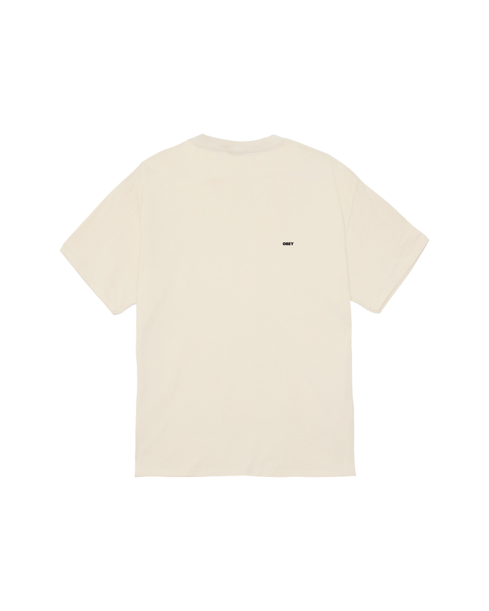 obey target icon classic t shirt cream