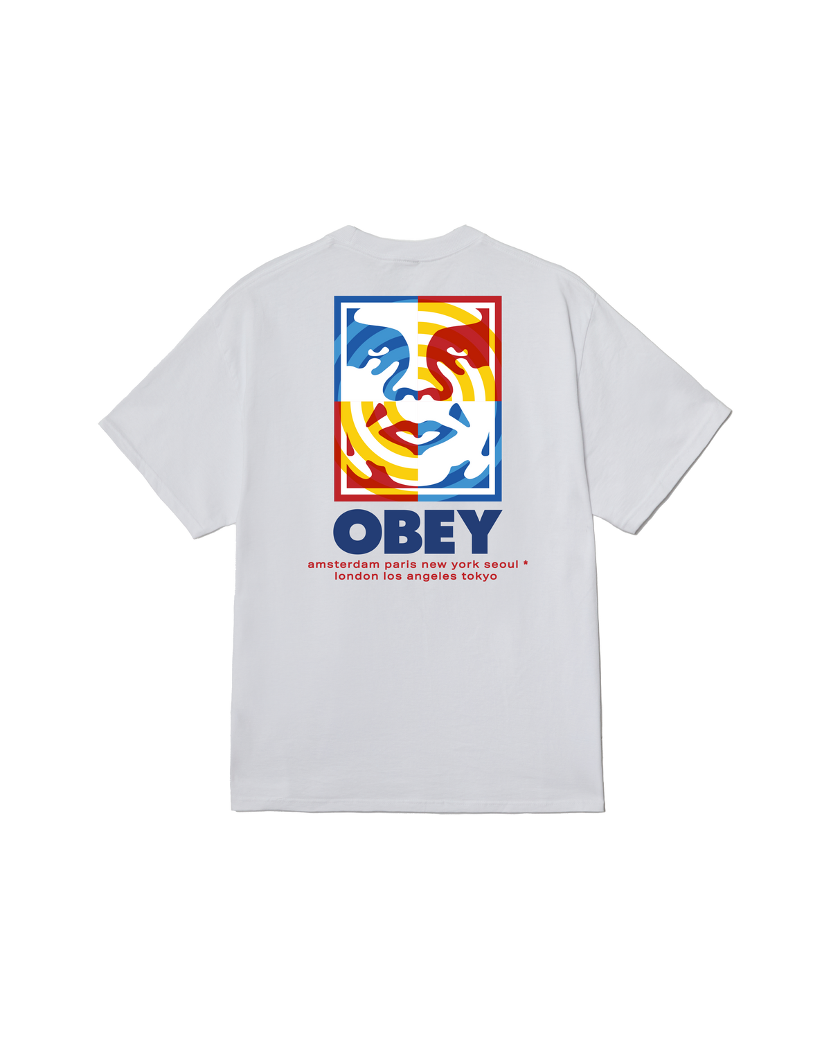 obey target icon classic t shirt white