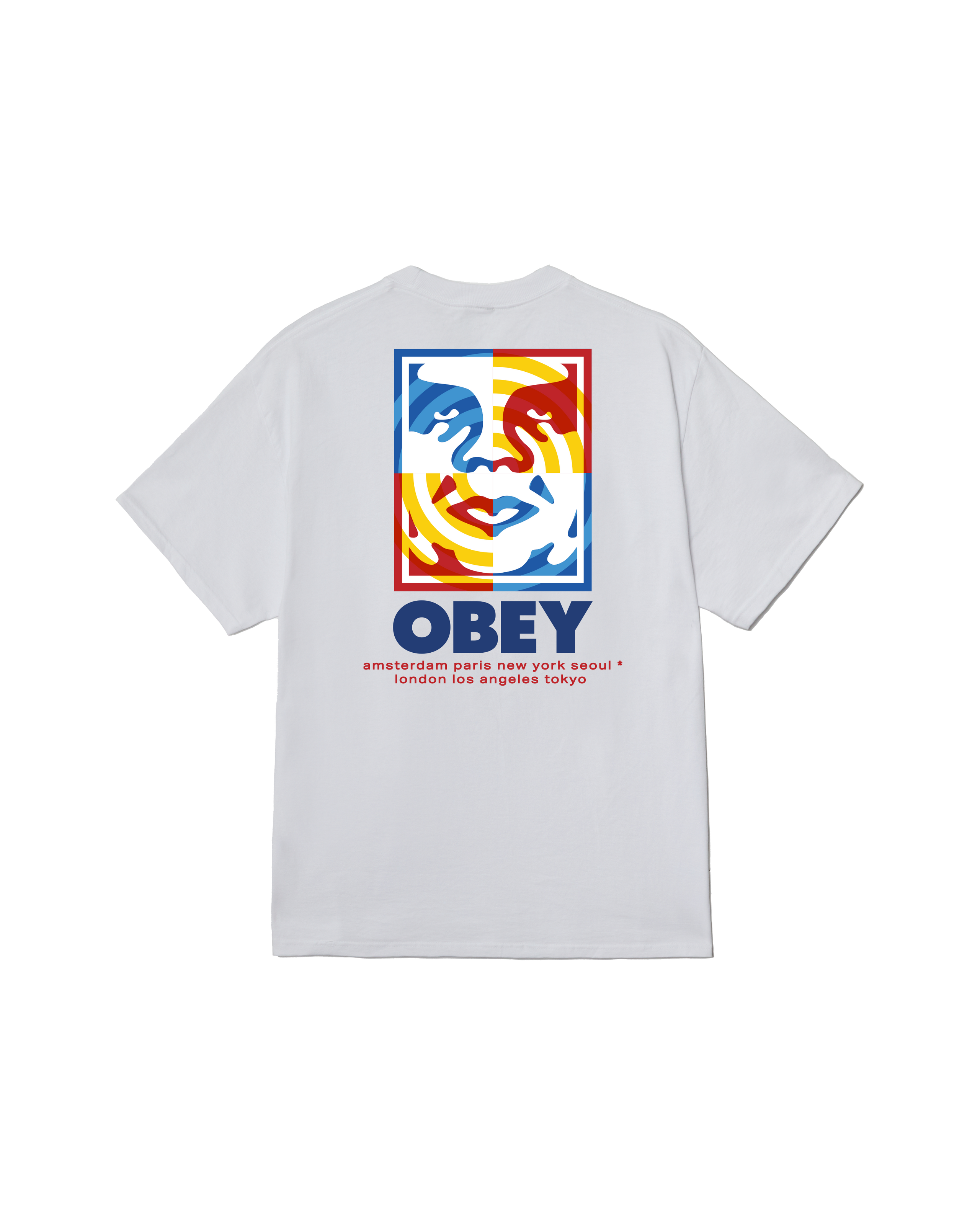 obey target icon classic t shirt white