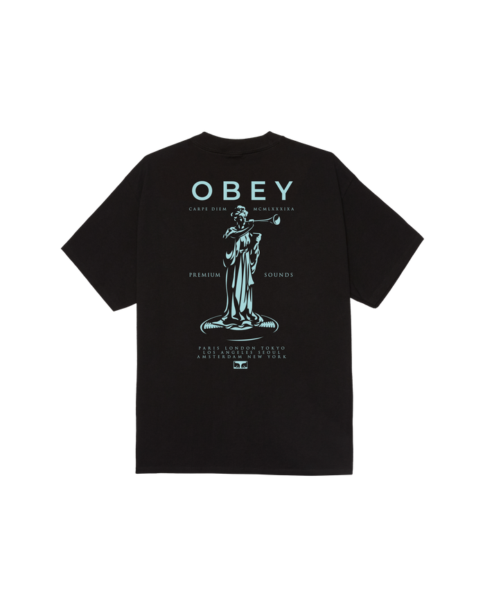 obey premium sounds classic t shirt black