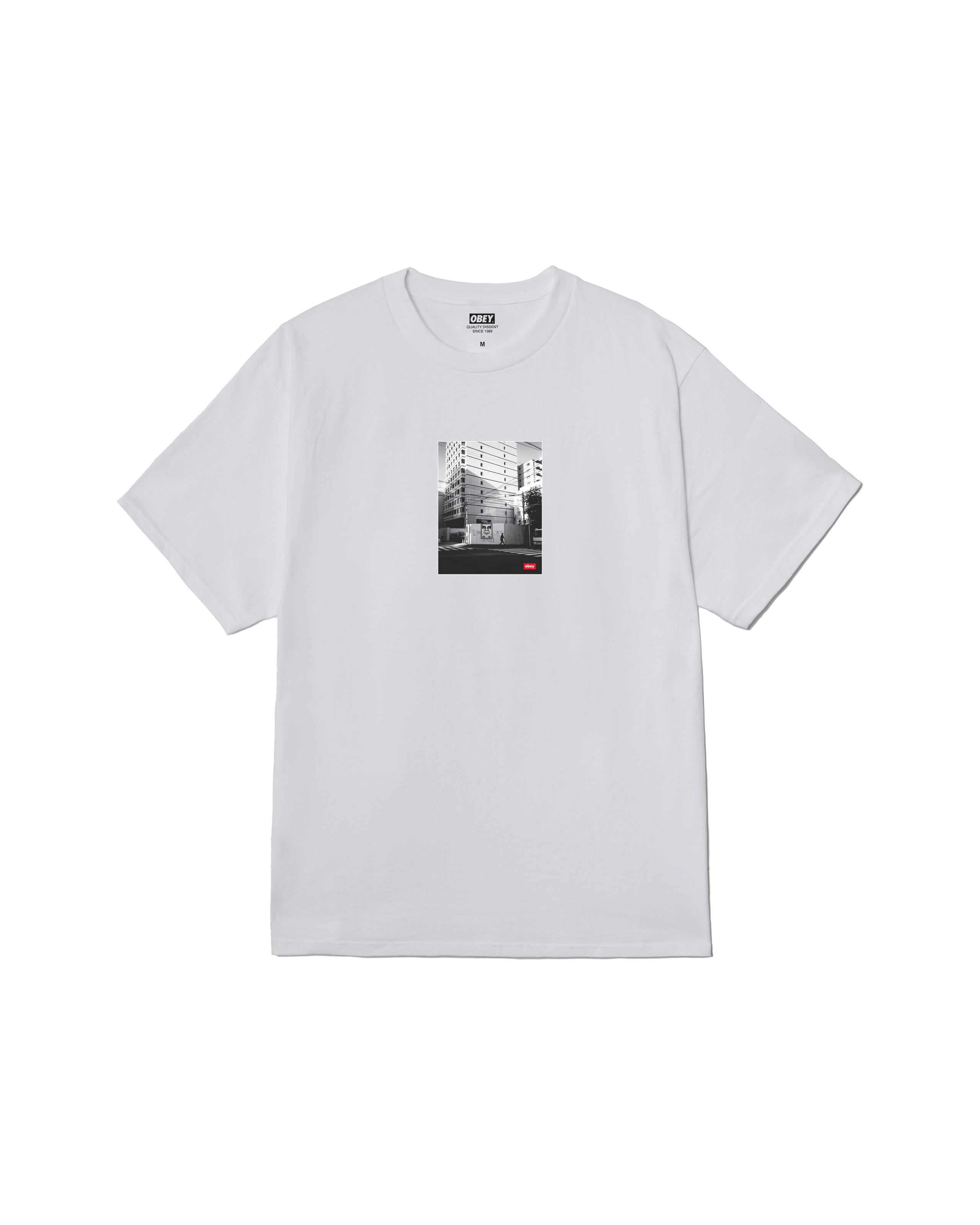 obey osaka photo classic t shirt white