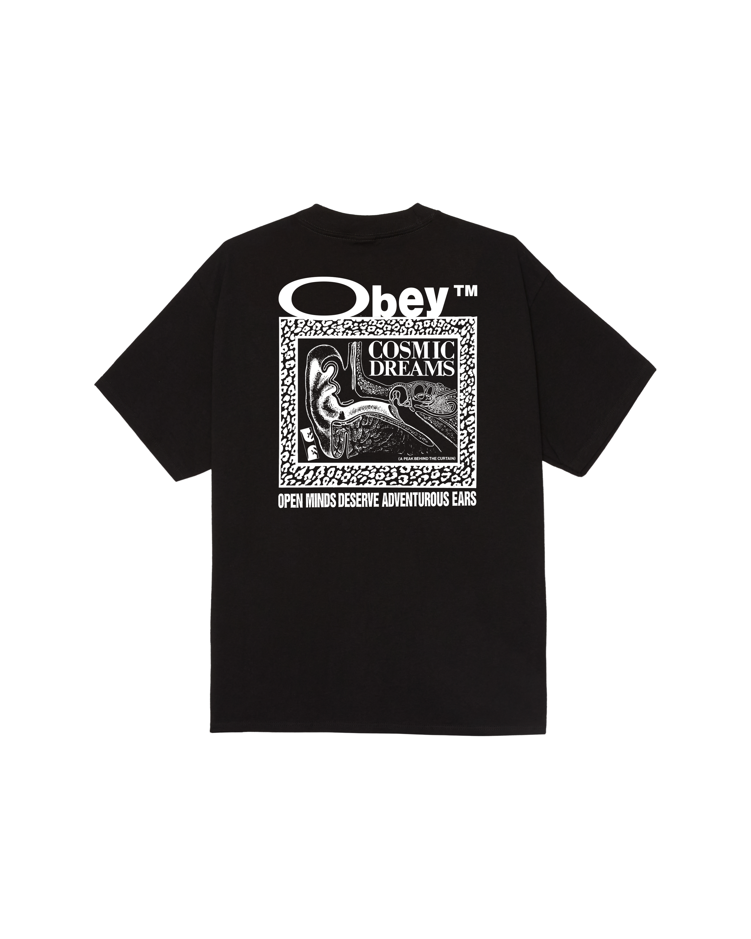 obey cosmic dreams classic t shirt black