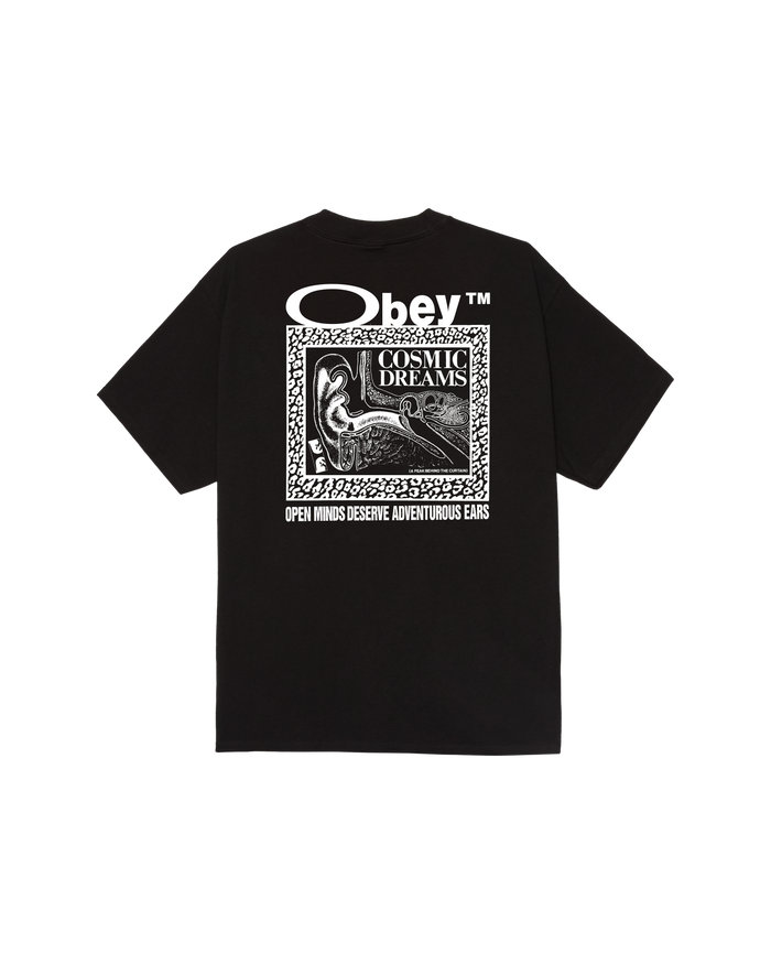 obey cosmic dreams classic t shirt black