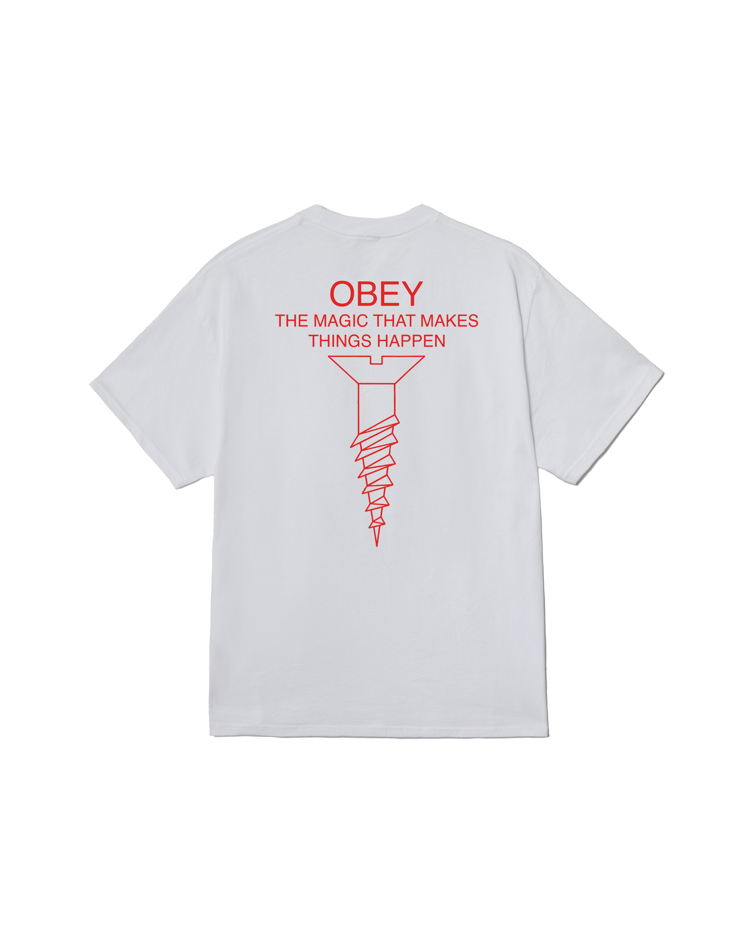 obey magic classic t shirt white