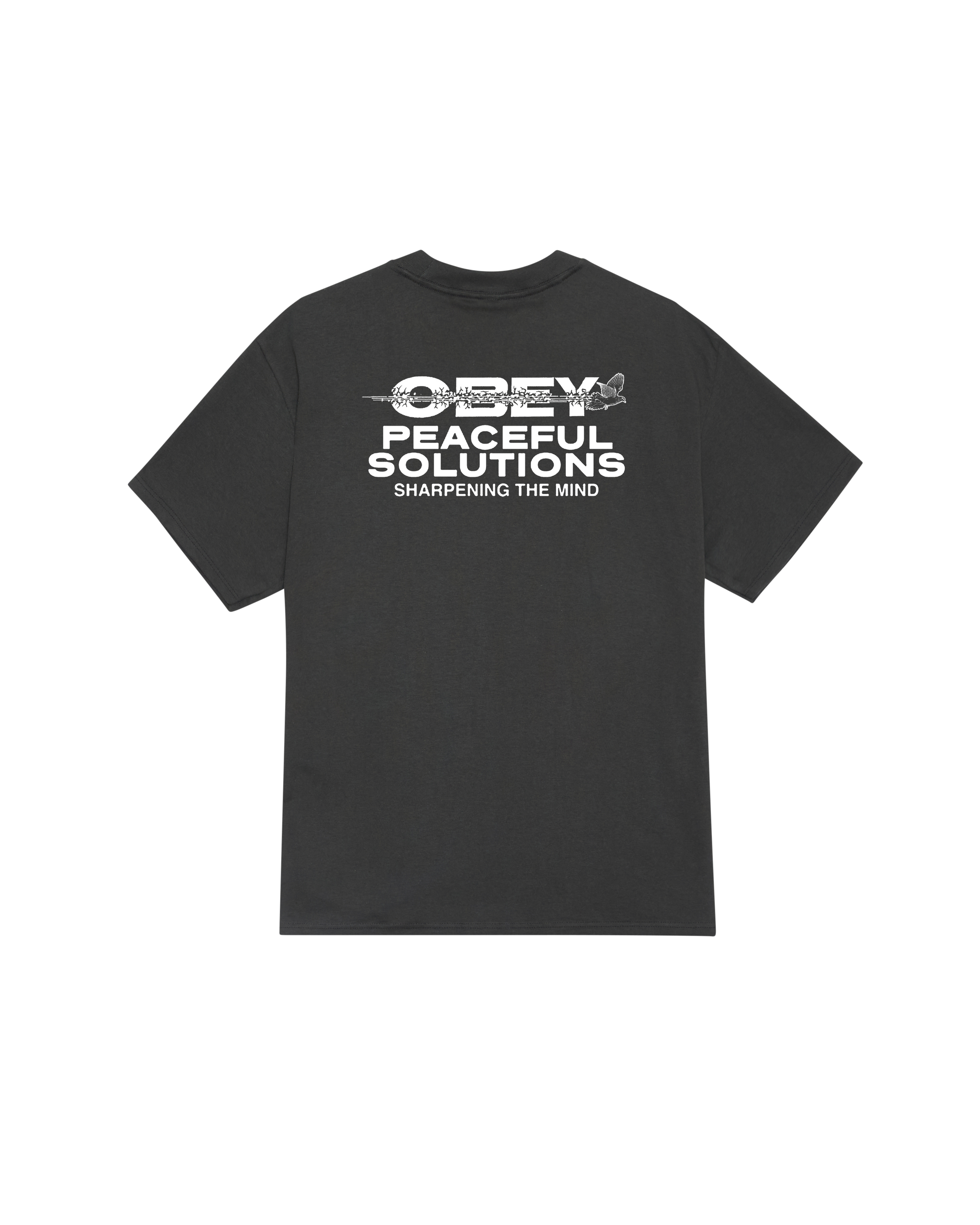 PEACEFUL SOLUTIONS CLASSIC T-SHIRT (zoomed)