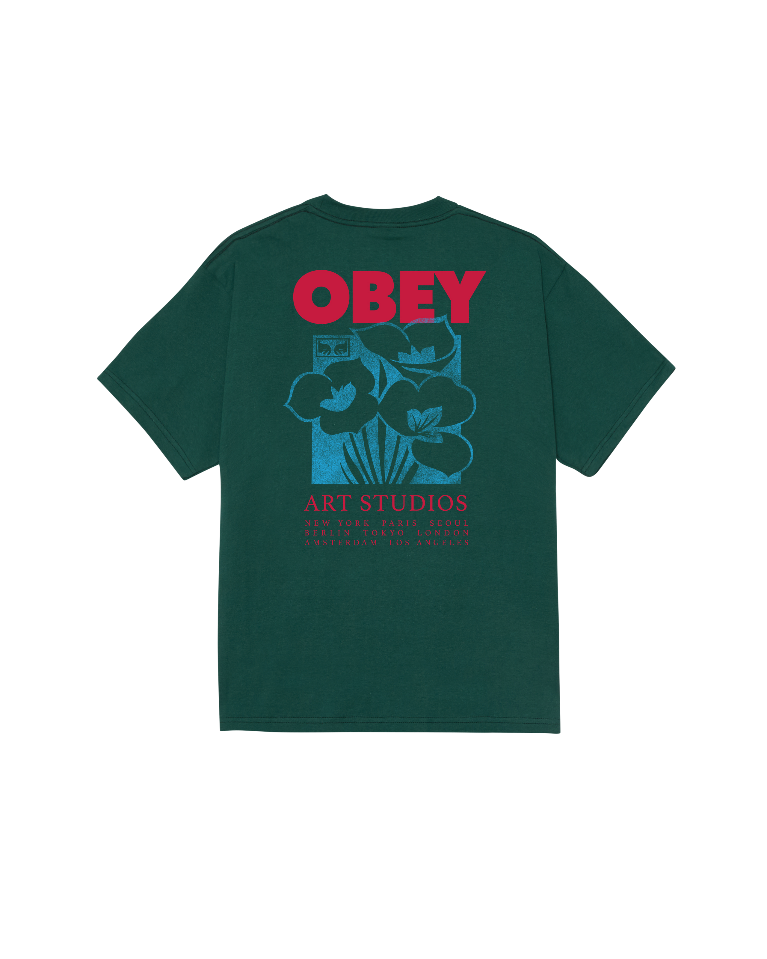 ART STUDIO FLOWERS CLASSIC T-SHIRT (zoomed)