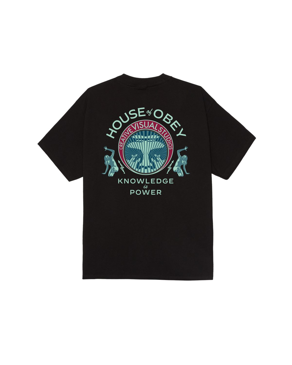 obey-knowledge-is-power-classic-t-shirt-black