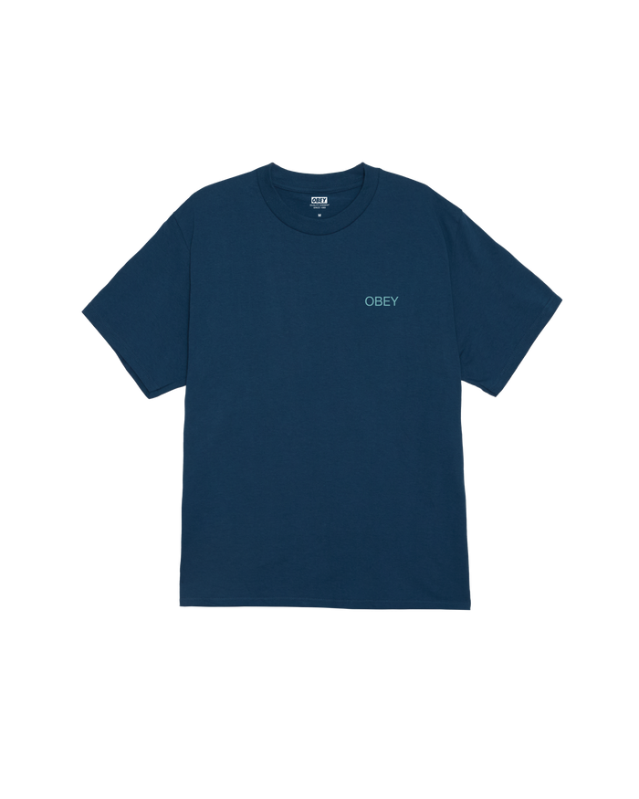 obey-nouveau-angel-classic-t-shirt-harbor-blue - alternate view