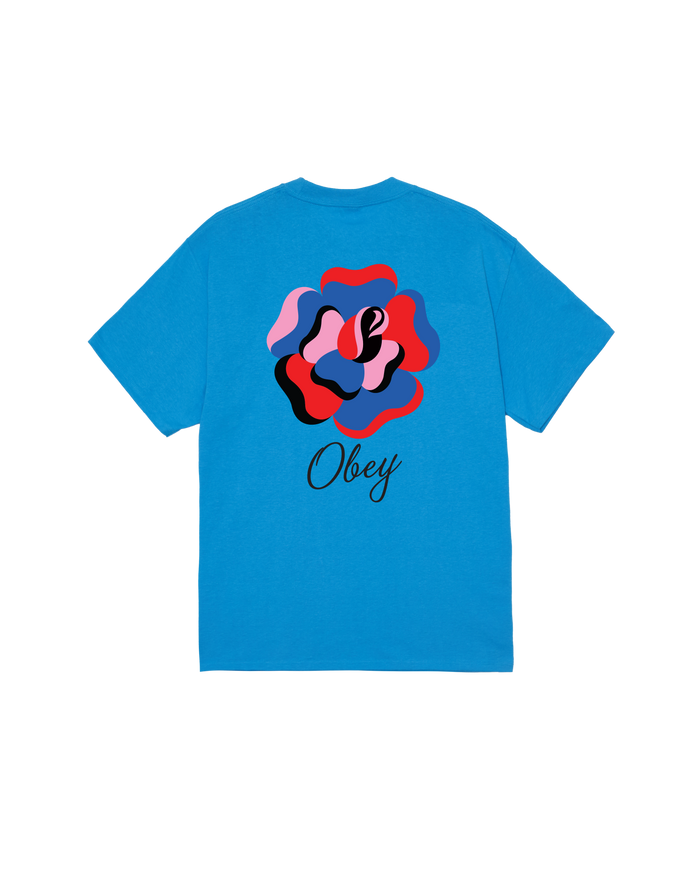 obey-paper-rose-classic-t-shirt-azure-blue