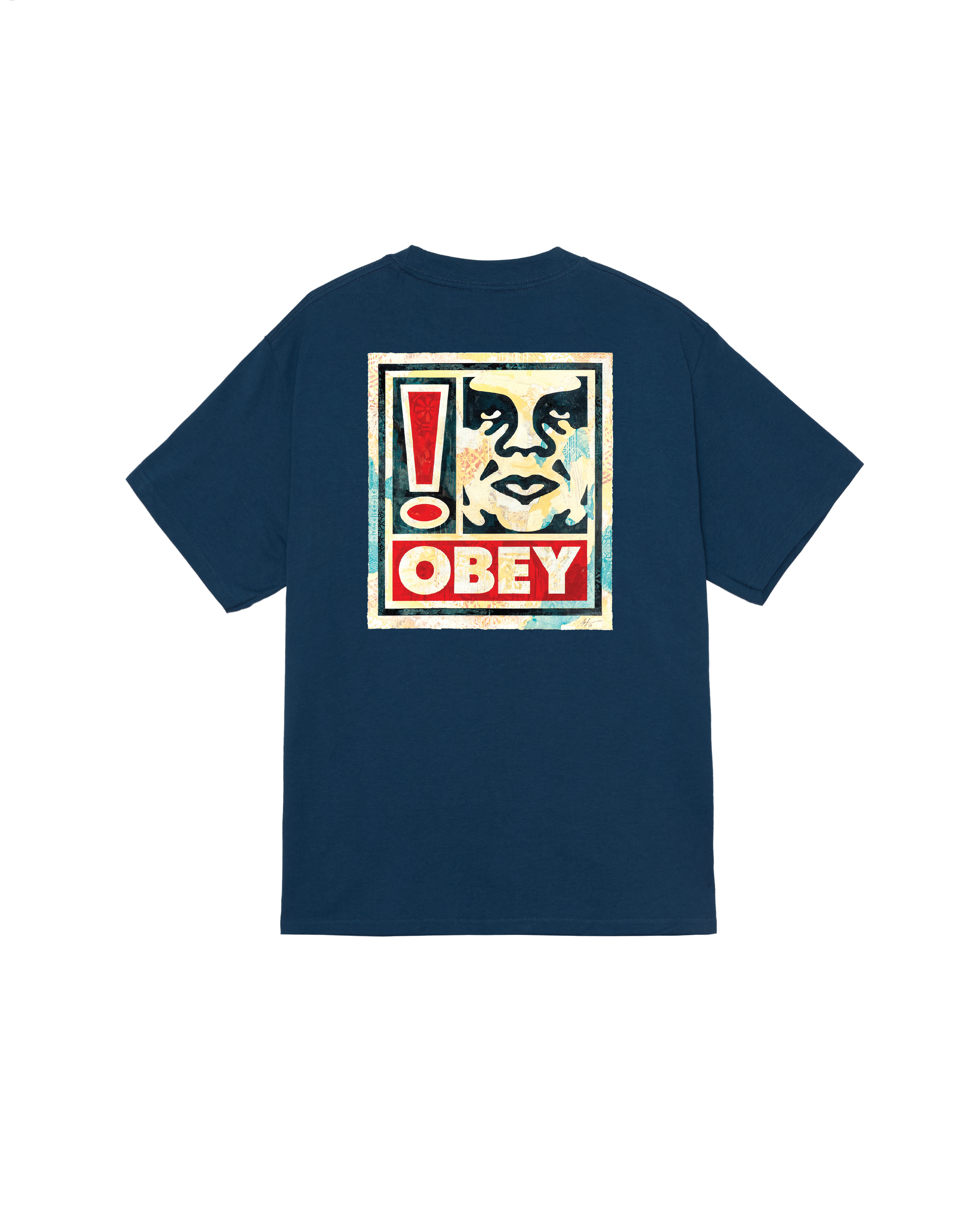 obey-exclamation-classic-t-shirt-harbor-blue (zoomed)