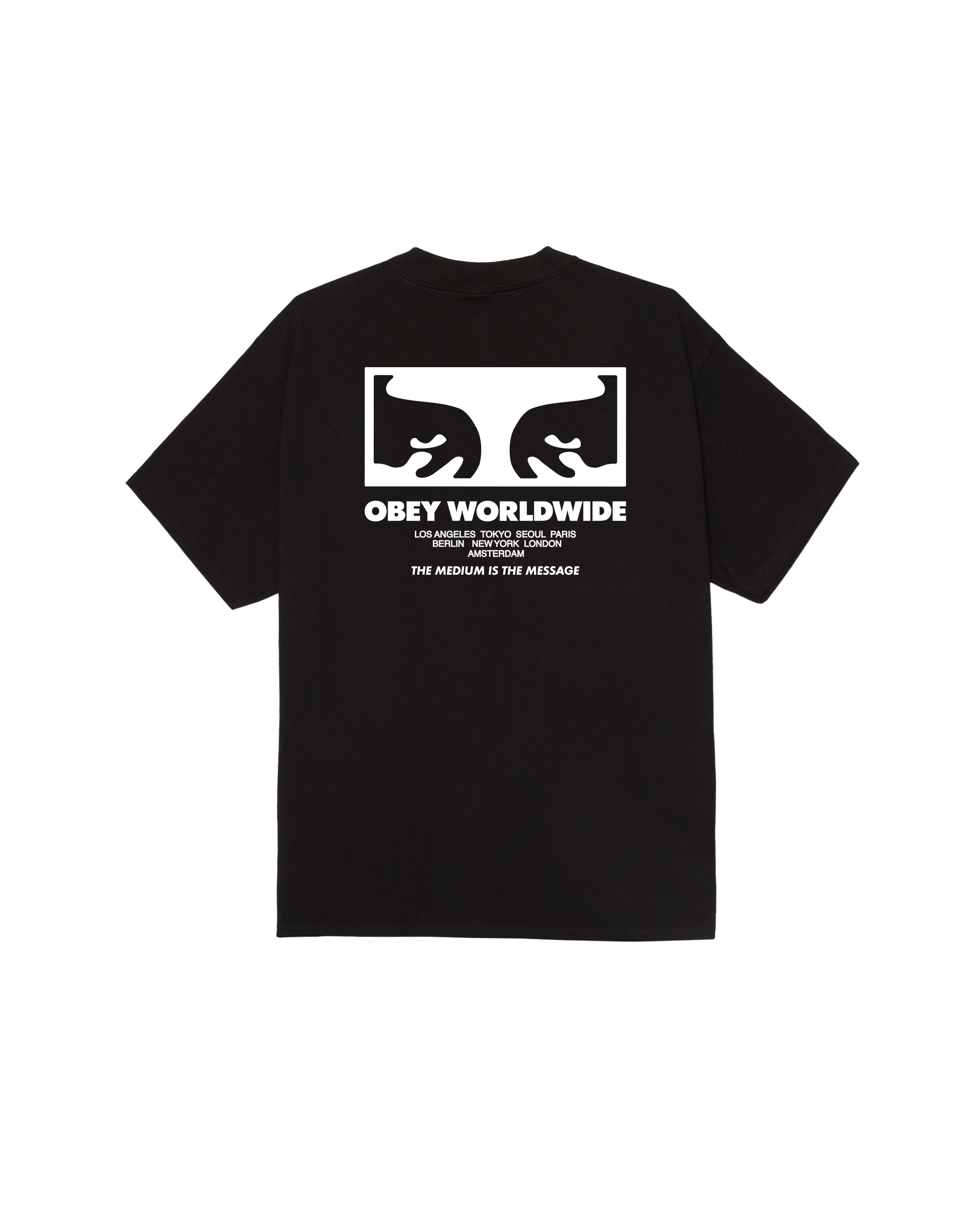obey-the-medium-is-the-message-classic-t-shirt-black (zoomed)