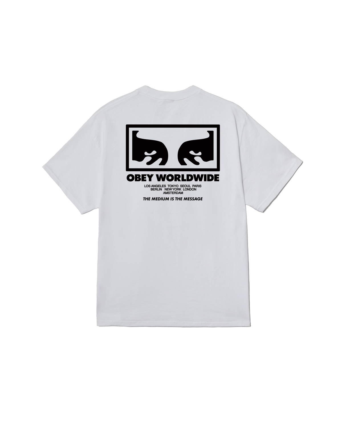 90s USA製 Obey Me MASSEGE Tシャツ 私に従え メッセージ 【公式通販】