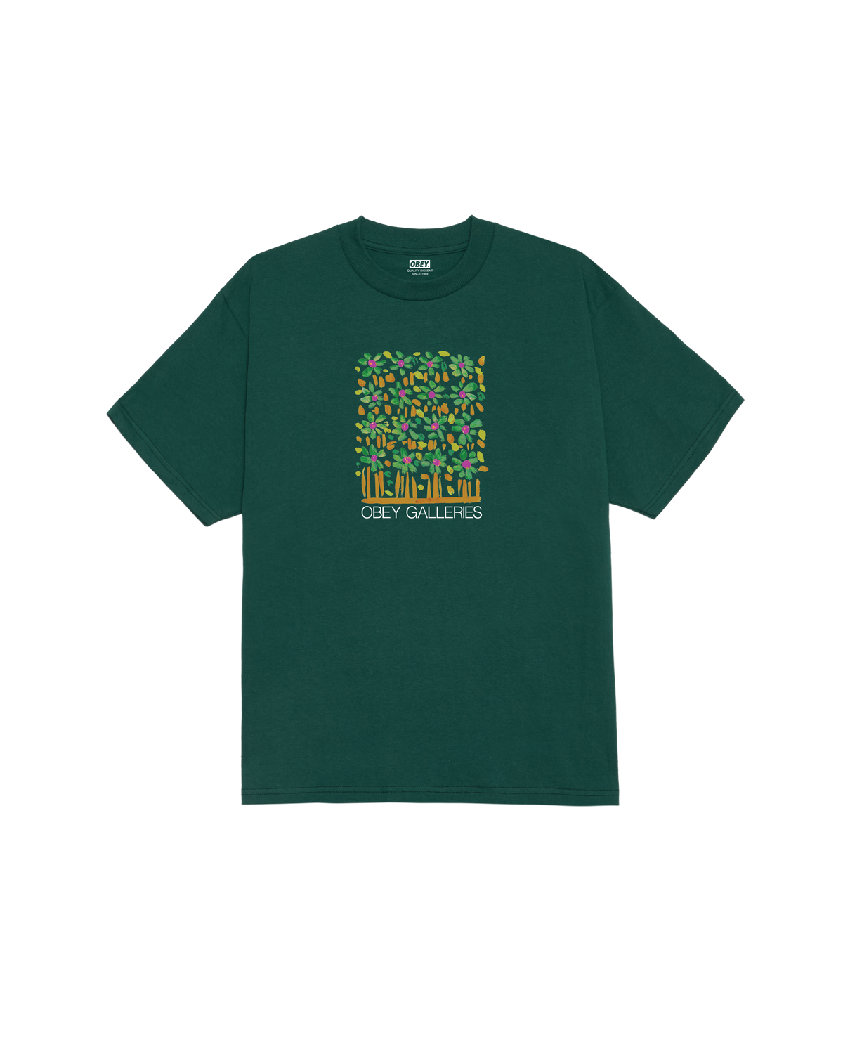 obey galleries classic t-shirt rainforest