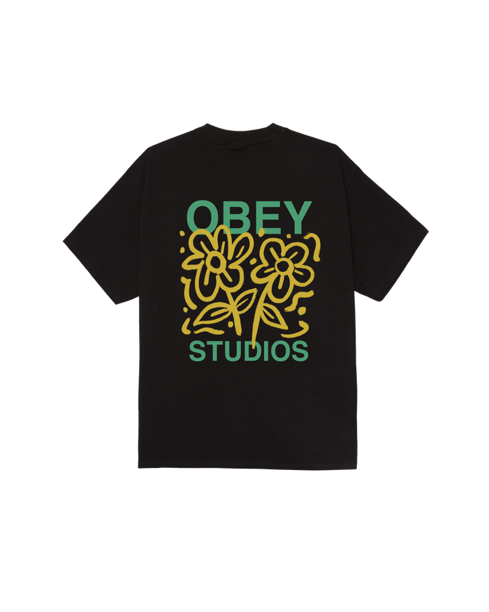 obey grown with love classic t-shirt black
