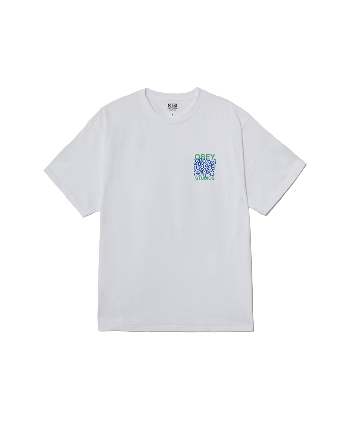 obey grown with love classic t-shirt white - alternate view