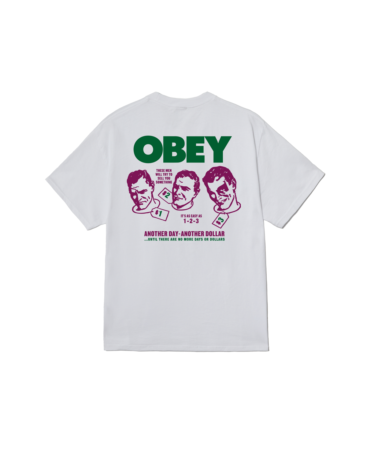 OBEY ANOTHER DOLLAR CLASSIC T-SHIRT