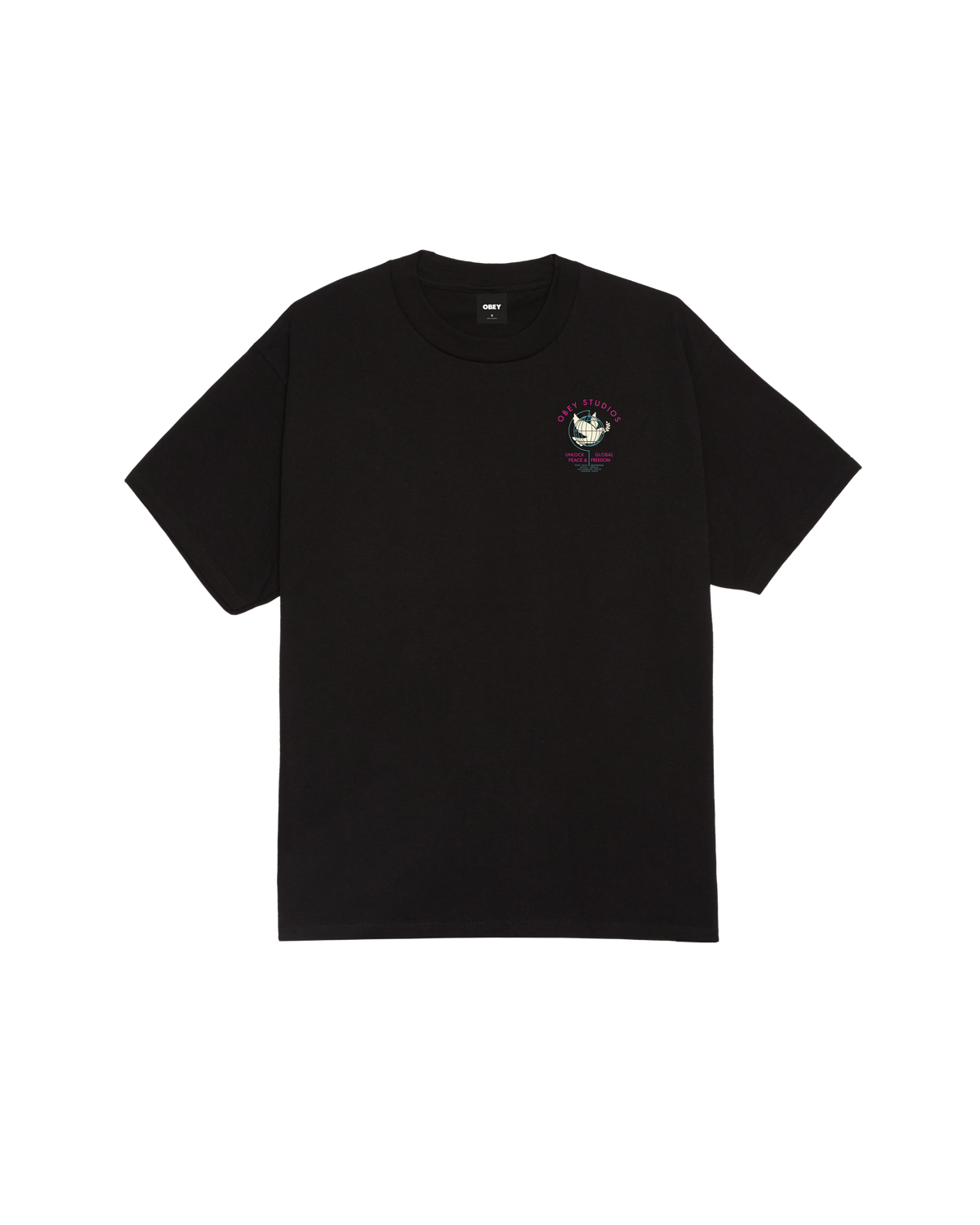 UNLOCK PEACE & FREEDOM CLASSIC T-SHIRT (zoomed)