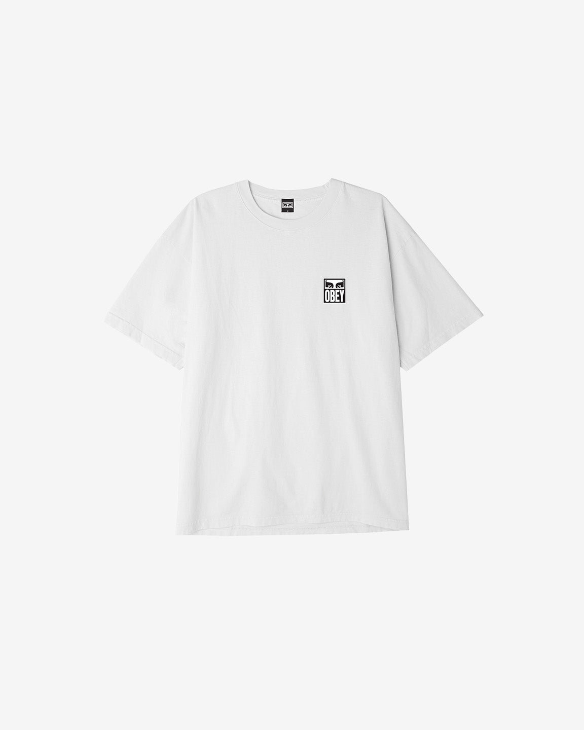 obey eyes icon ii heavyweight t shirt white