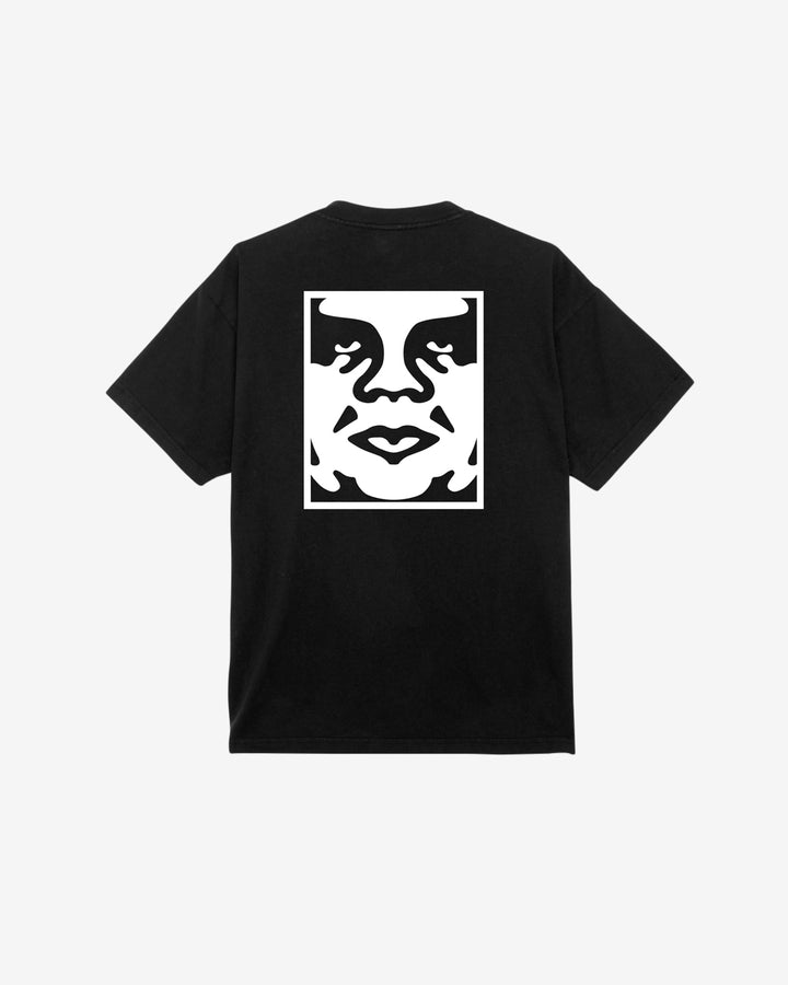 BOLD ICON HEAVYWEIGHT T-SHIRT JET BLACK