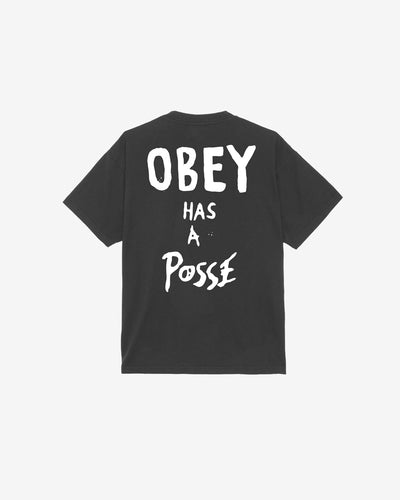 OBEY HAS A POSSE HEAVYWEIGHT T-SHIRT