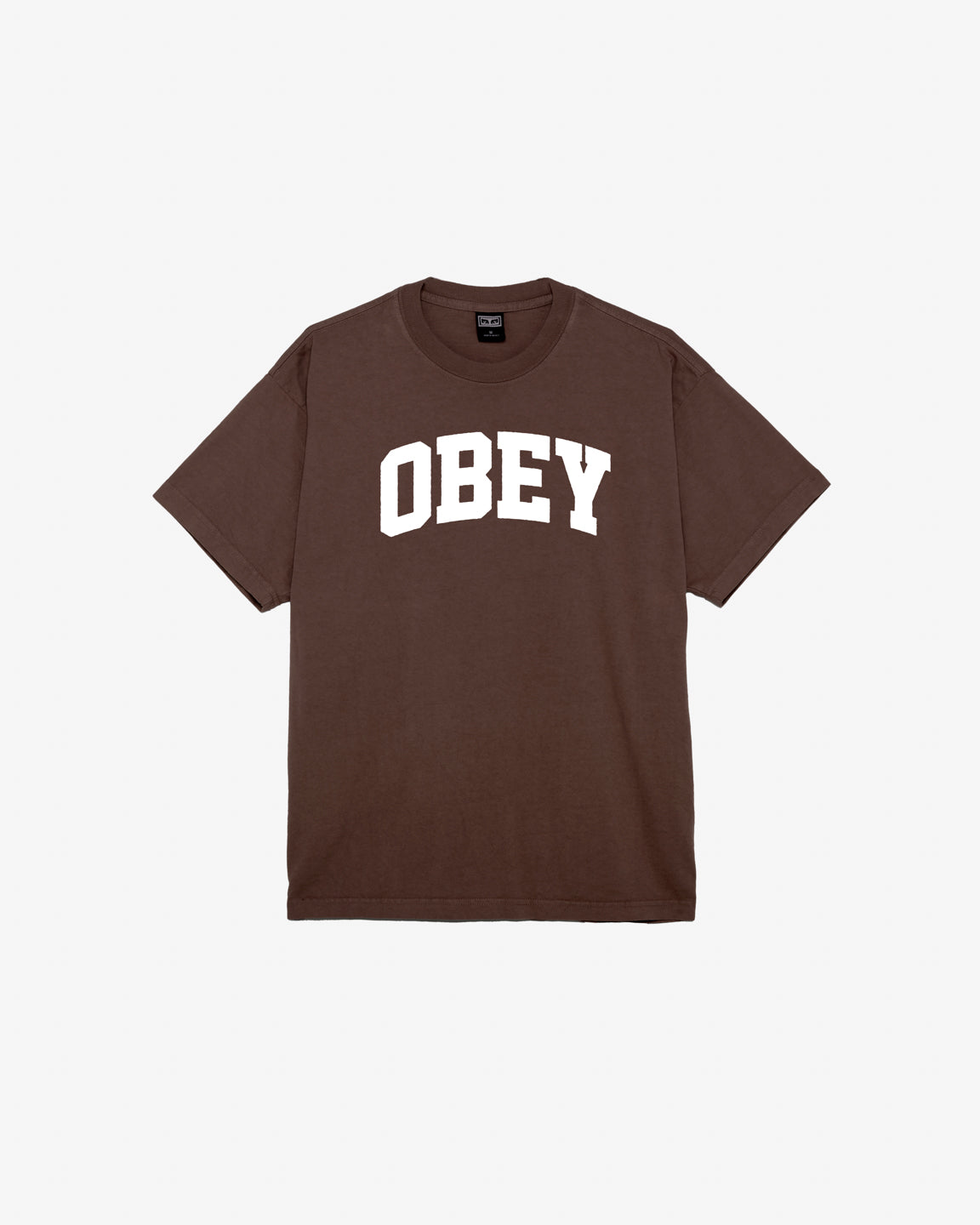 obey collegiate heavyweight t shirt java