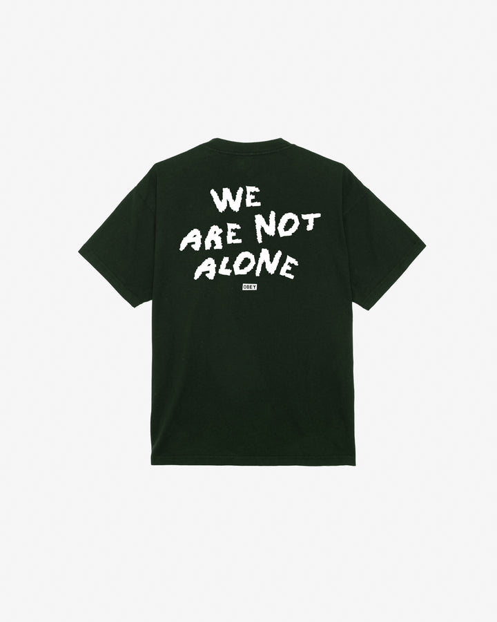 WE ARE NOT ALONE HEAVYWEIGHT T-SHIRT