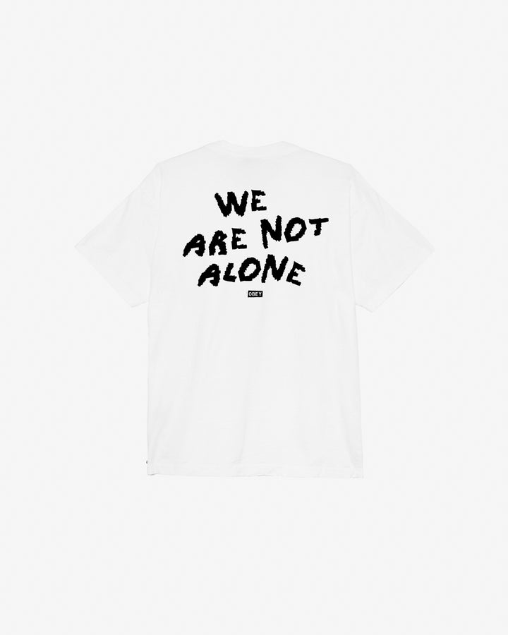 WE ARE NOT ALONE HEAVYWEIGHT T-SHIRT