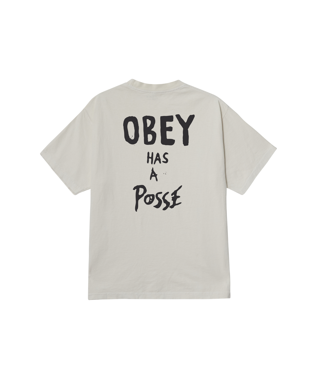 OBEY HAS A POSSE PIGMENT T-SHIRT