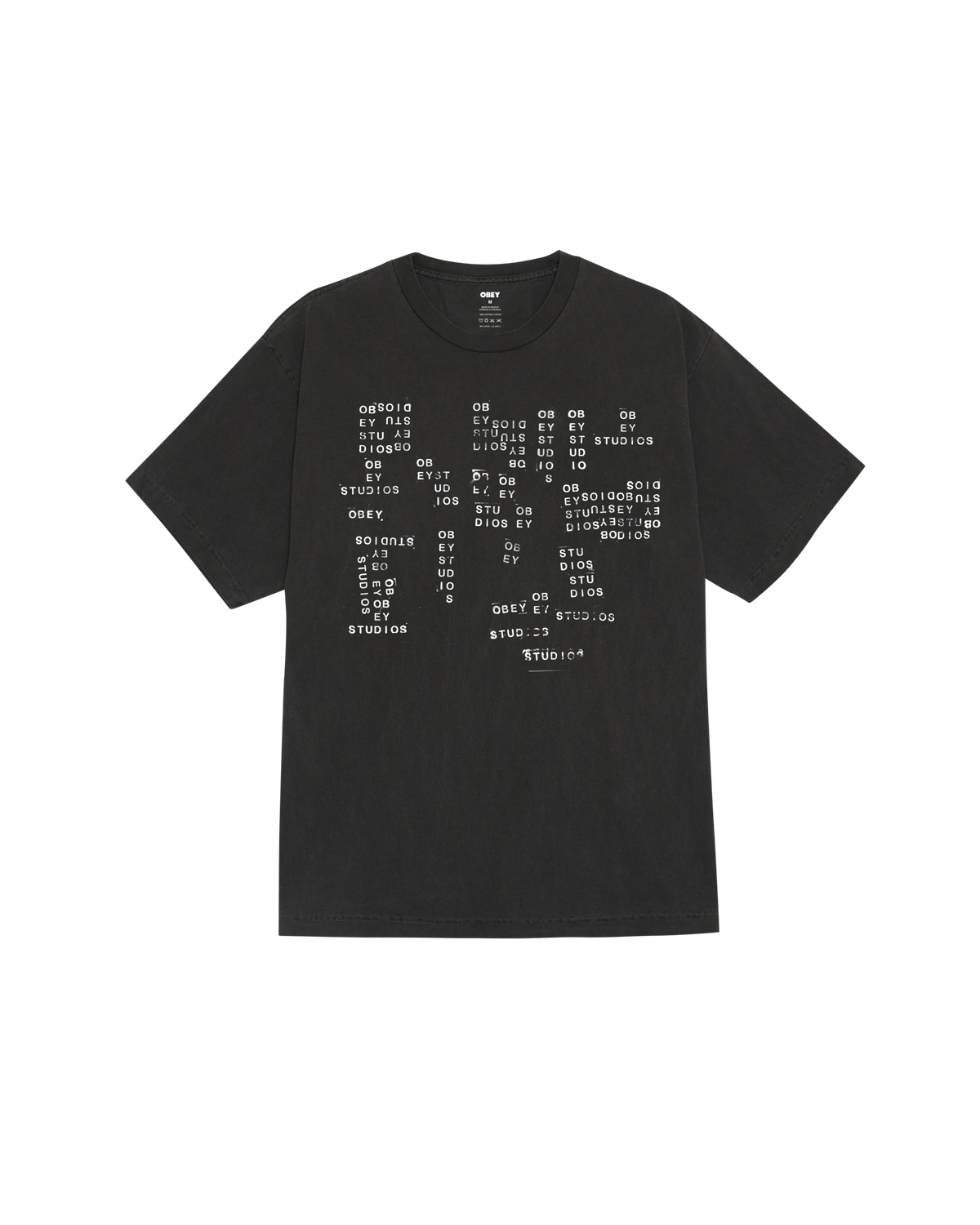 OBEY STUDIOS STAMP PIGMENT T-SHIRT