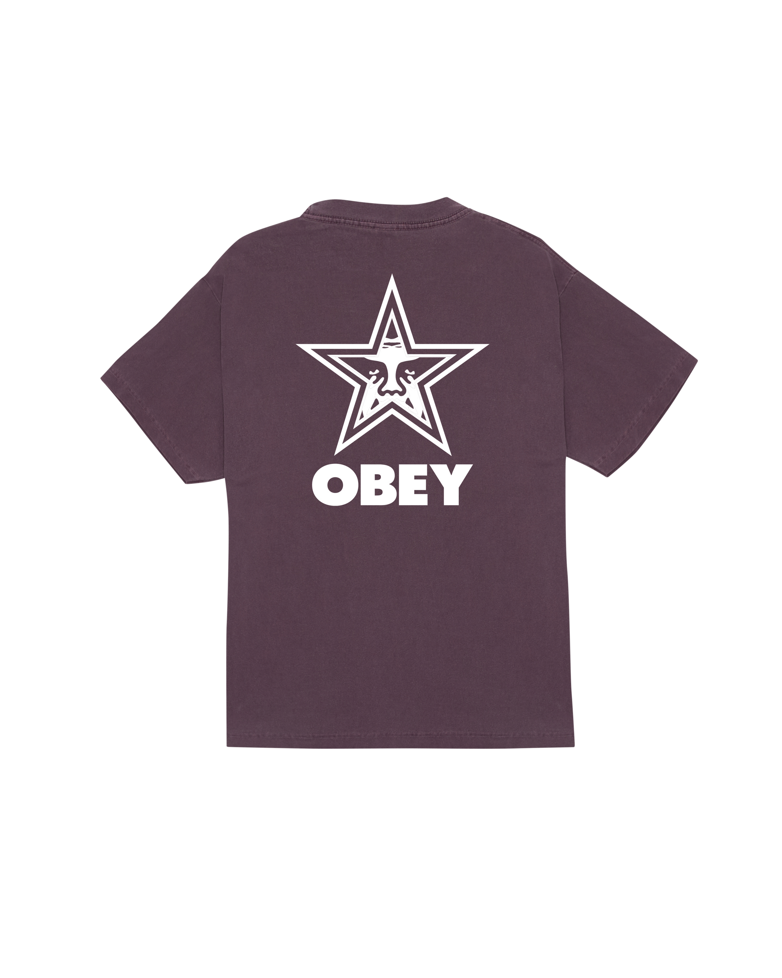 OBEY BOLD STAR PIGMENT T-SHIRT (zoomed)