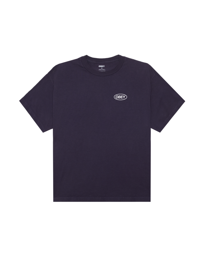obey-code-pigment-t-shirt-pigment-purple-velvet - alternate view