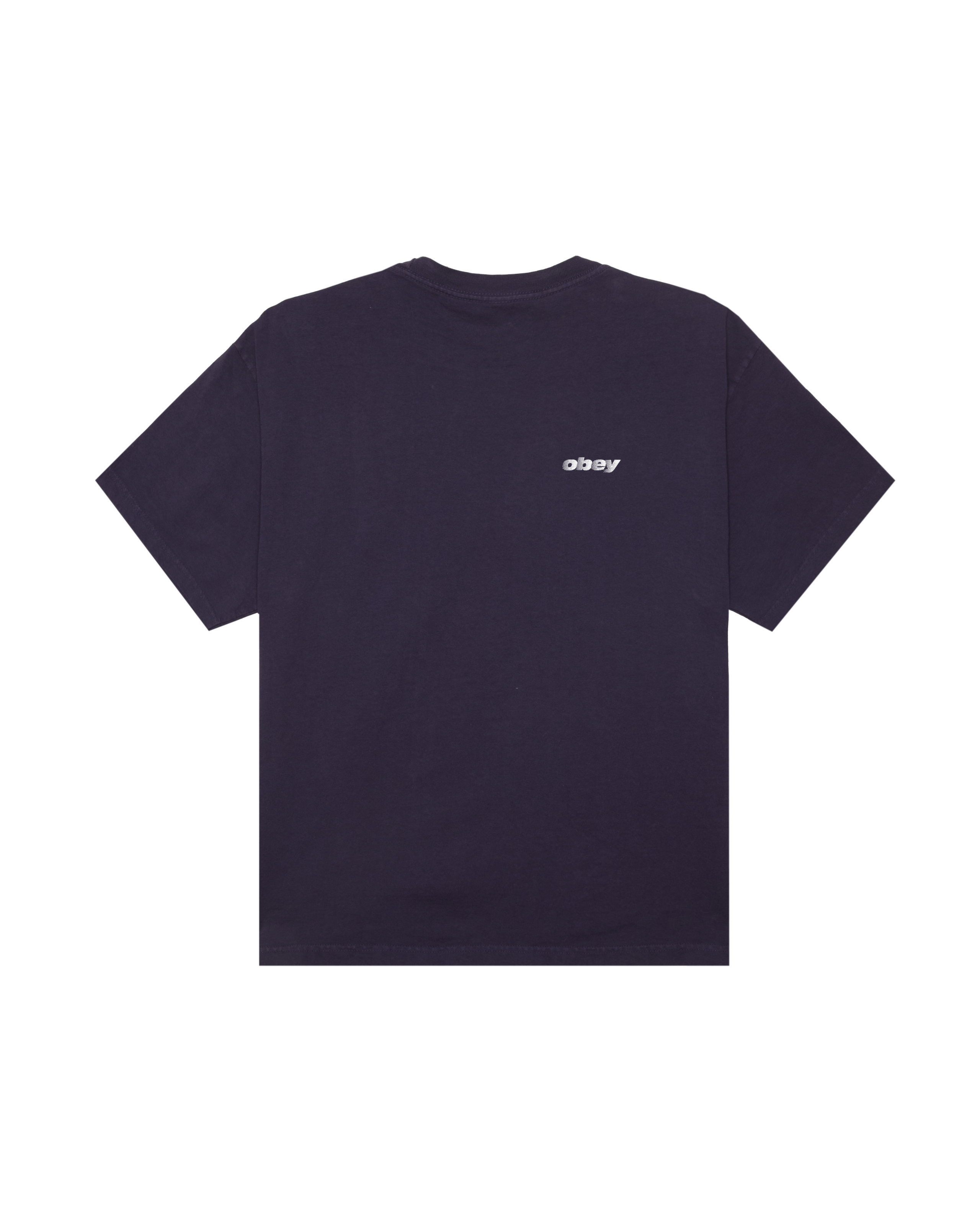 obey diffusion pigment t-shirt pigment purple velvet (zoomed)