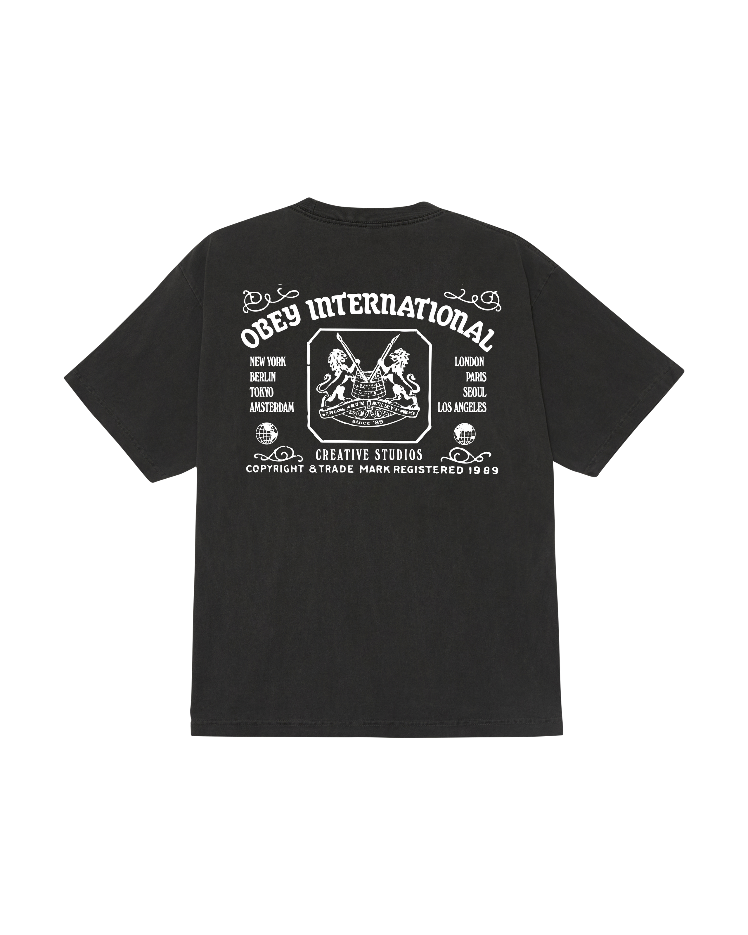 obey creative studios pigment t-shirt pigment dusty black (zoomed)