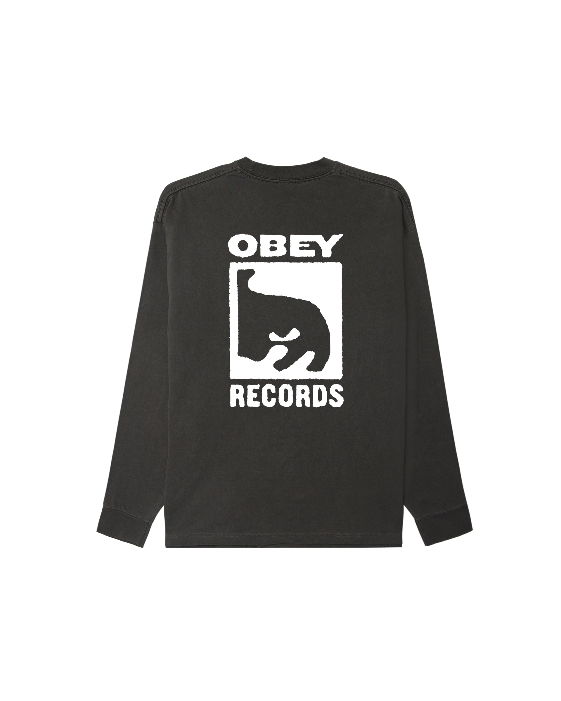 RECORDS ICON PIGMENT LS T-SHIRT – OBEY CLOTHING