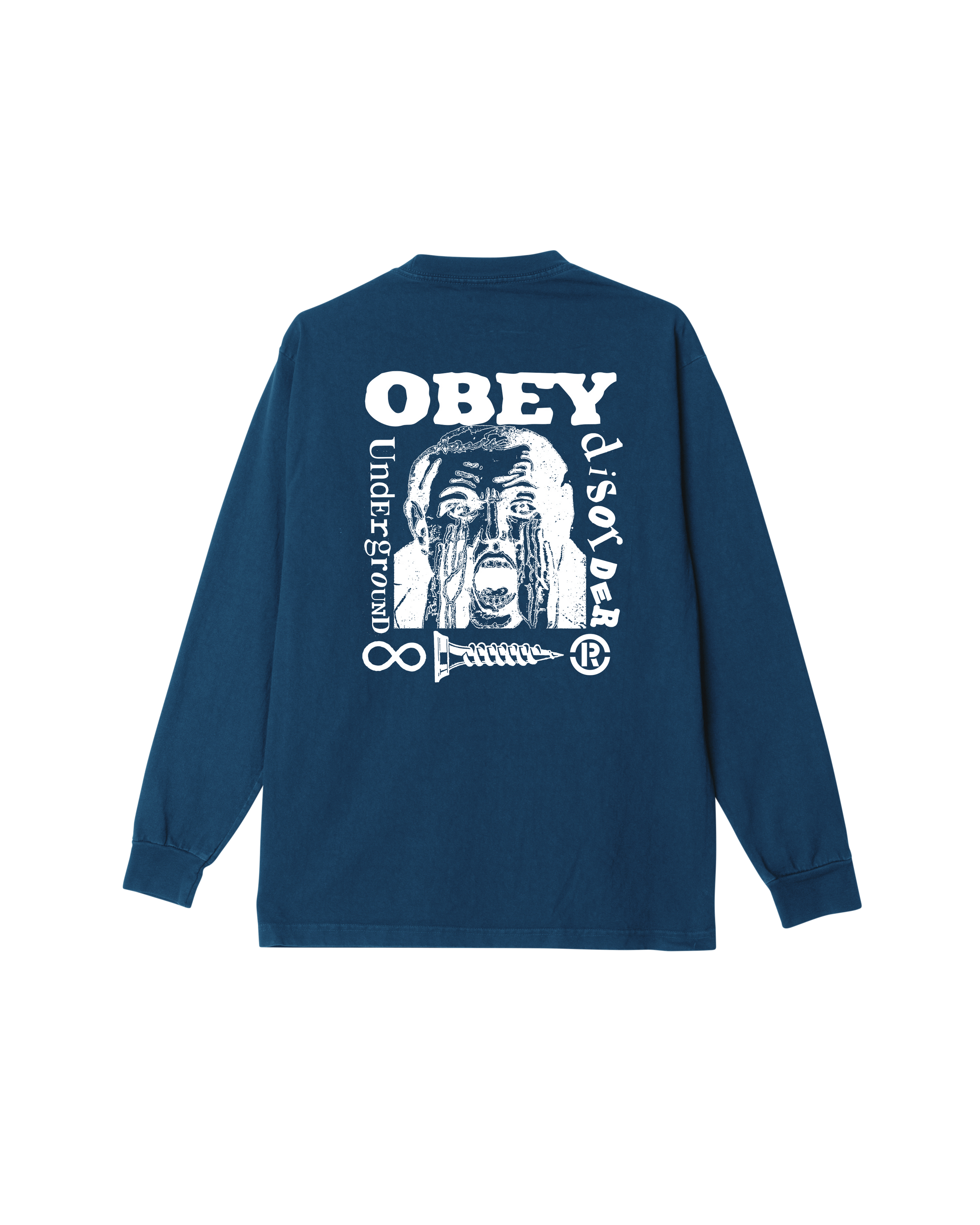 UNDERGROUND DISORDER PIGMENT LS T-SHIRT (zoomed)