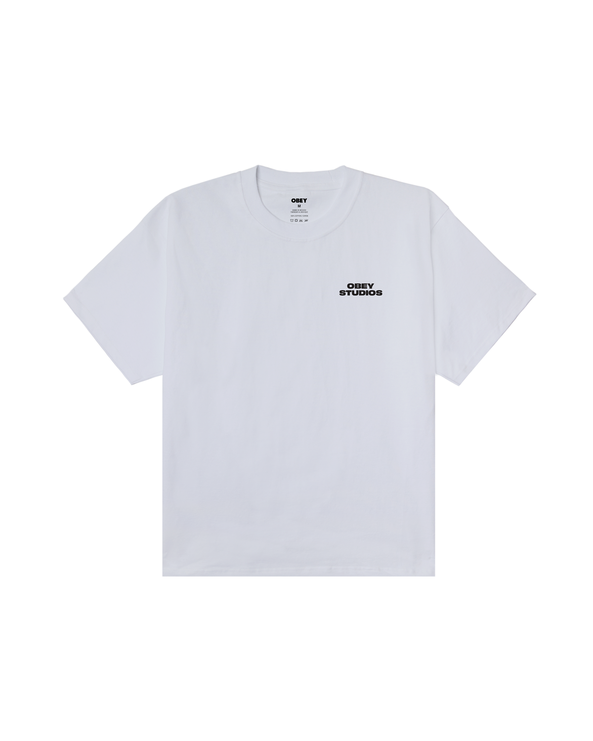 obey sky face heavyweight t-shirt white