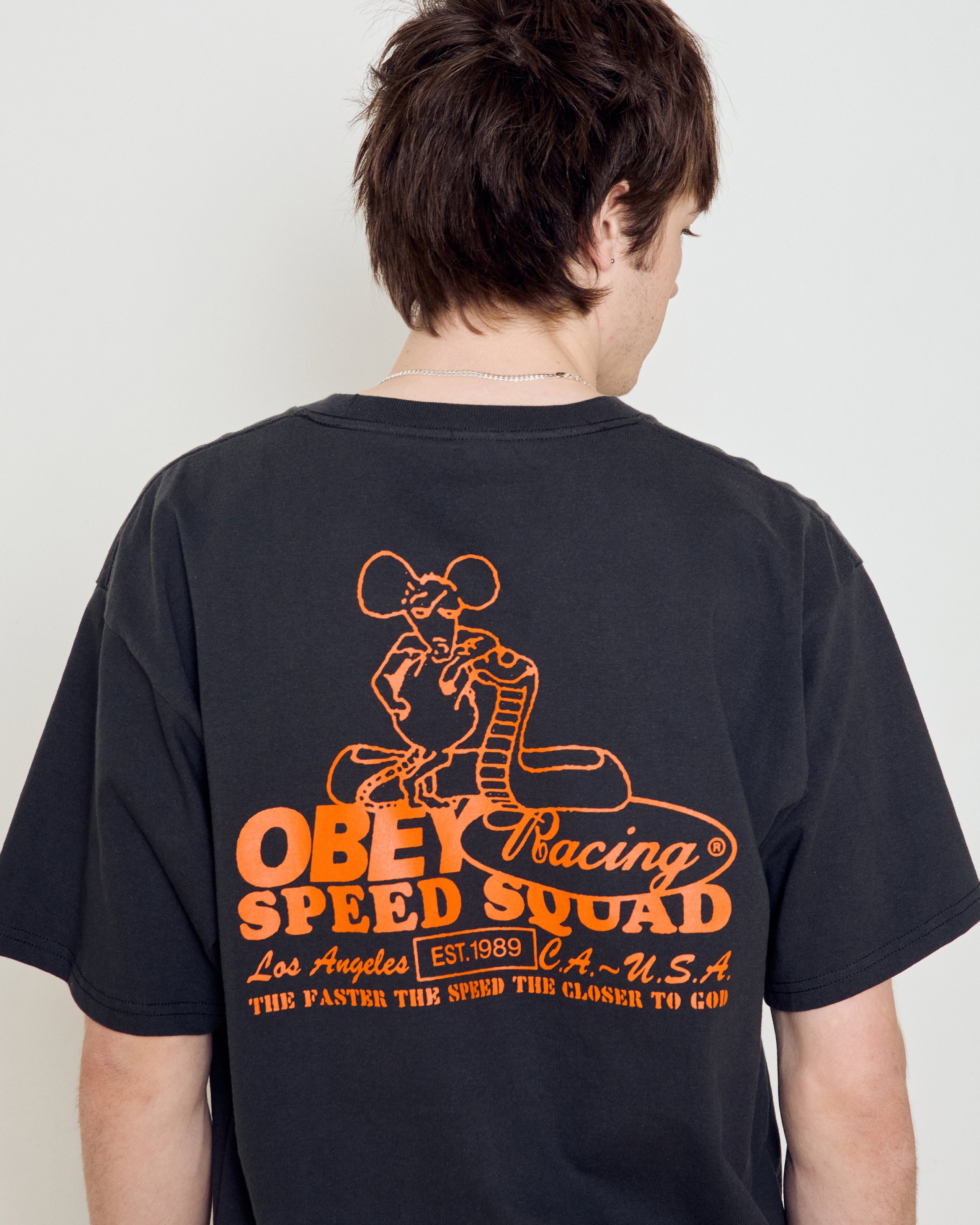 obey speed squad heavyweight t-shirt vintage black (zoomed)