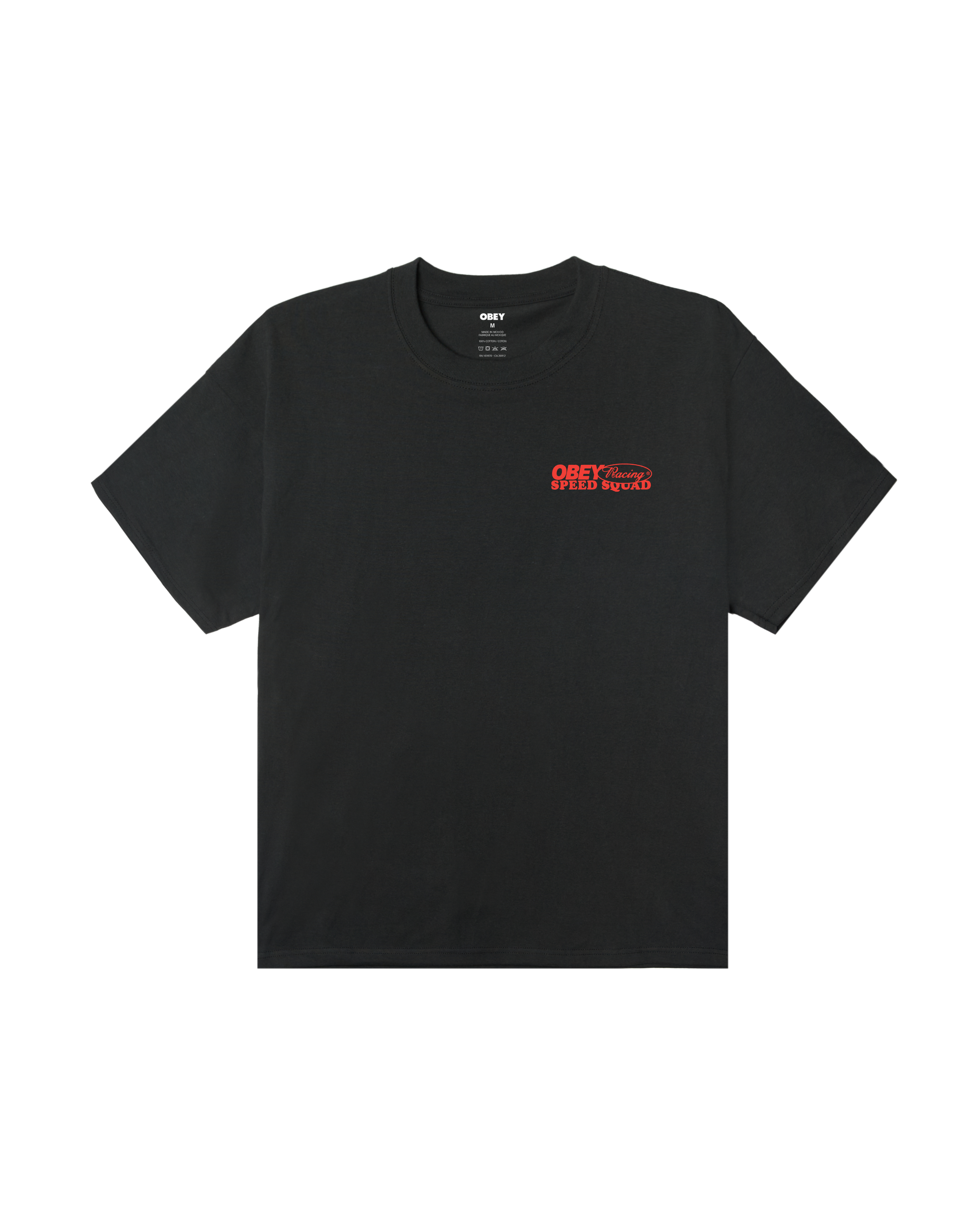 obey speed squad heavyweight t-shirt vintage black (zoomed)