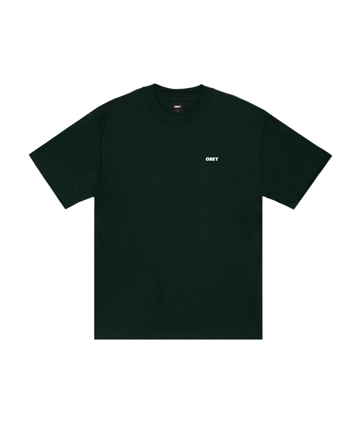 obey-quarter-eye-icon-heavyweight-t-shirt-forest-green - alternate view